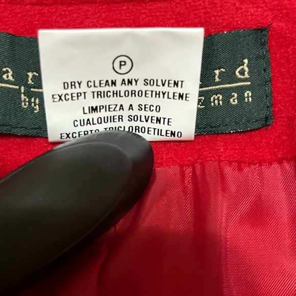 Harve Benard by Benard Holtzman Red Wool Blend Cashmere Blazer Jacket 14 - Picture 5 of 5